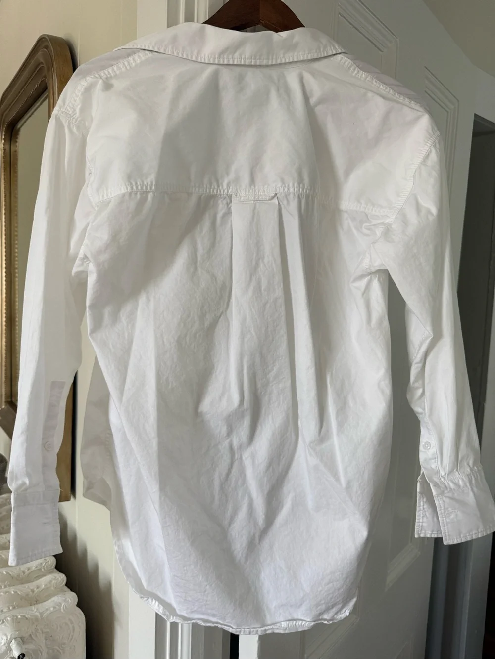 J. Crew Étienne White Oversized Button-Down Shirt